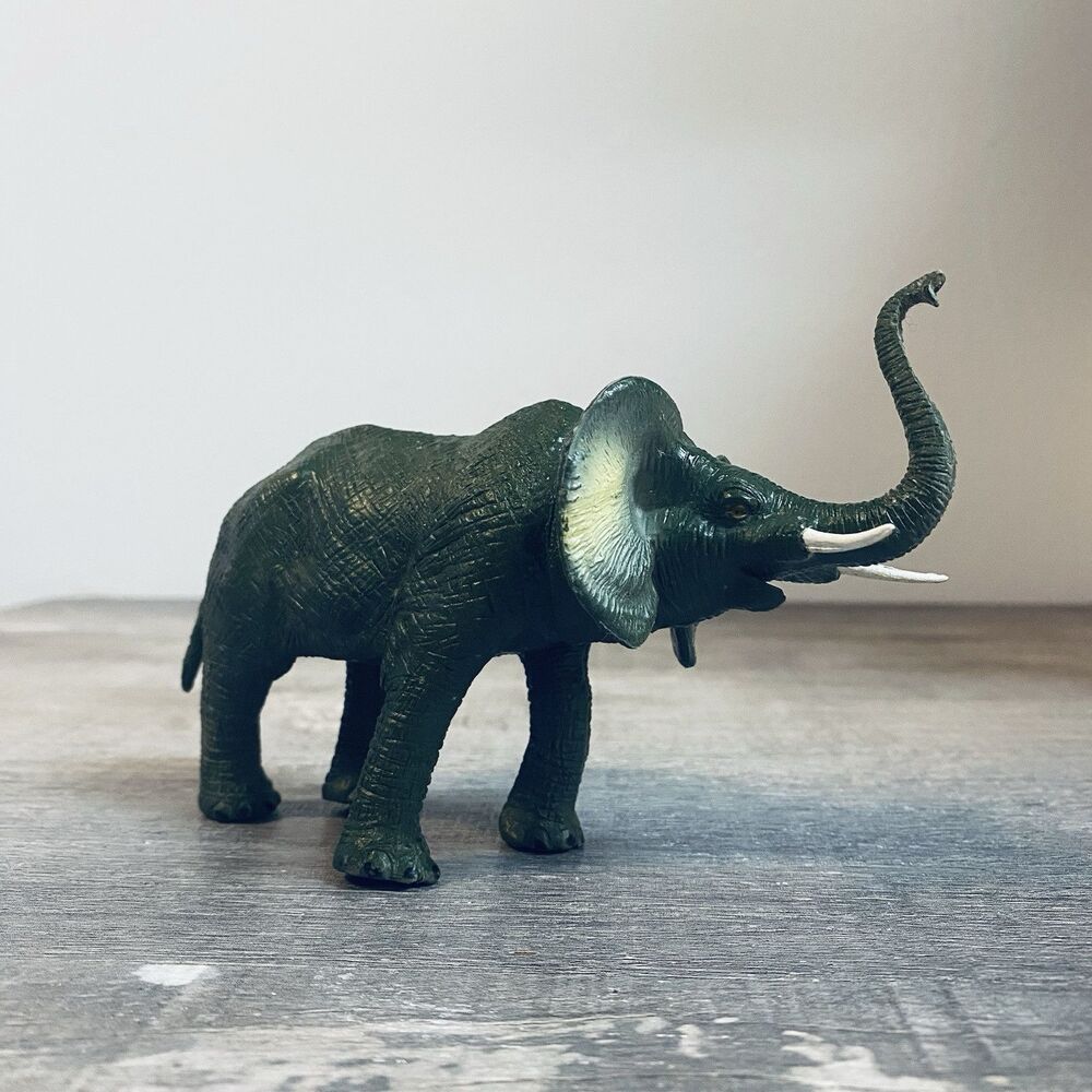 Asian Elephant Animal Replica Toy Figurine